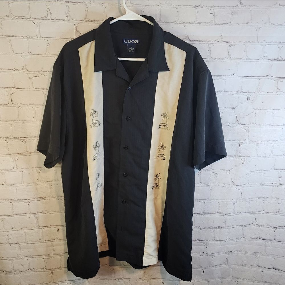 Men's Cherokee button-down shirt, size XL